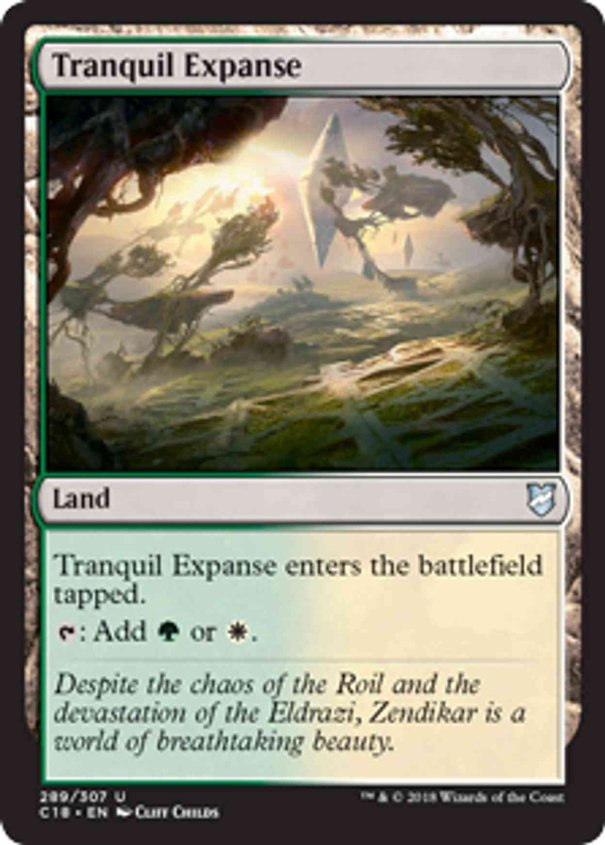 Tranquil Expanse magic card front