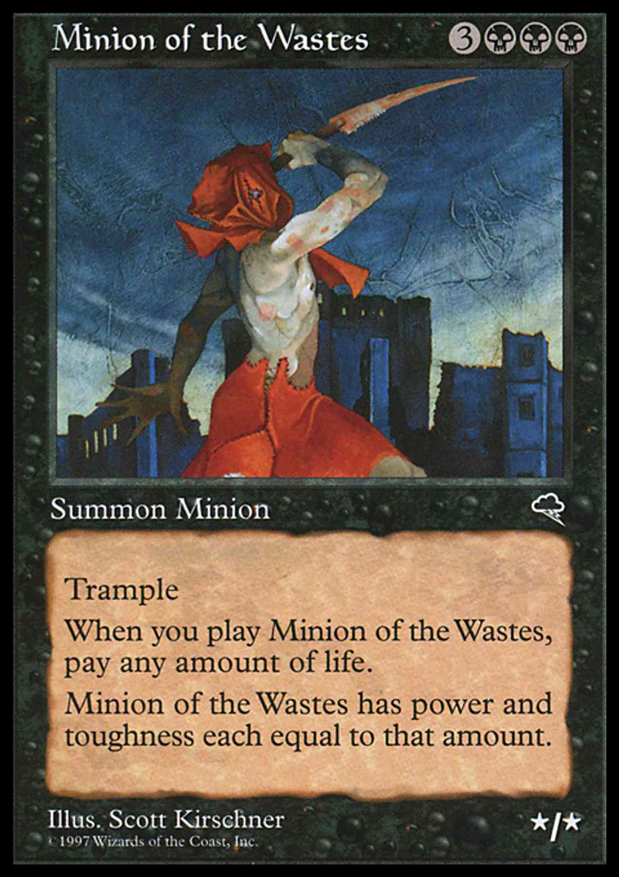 Minion of the Wastes magic card front