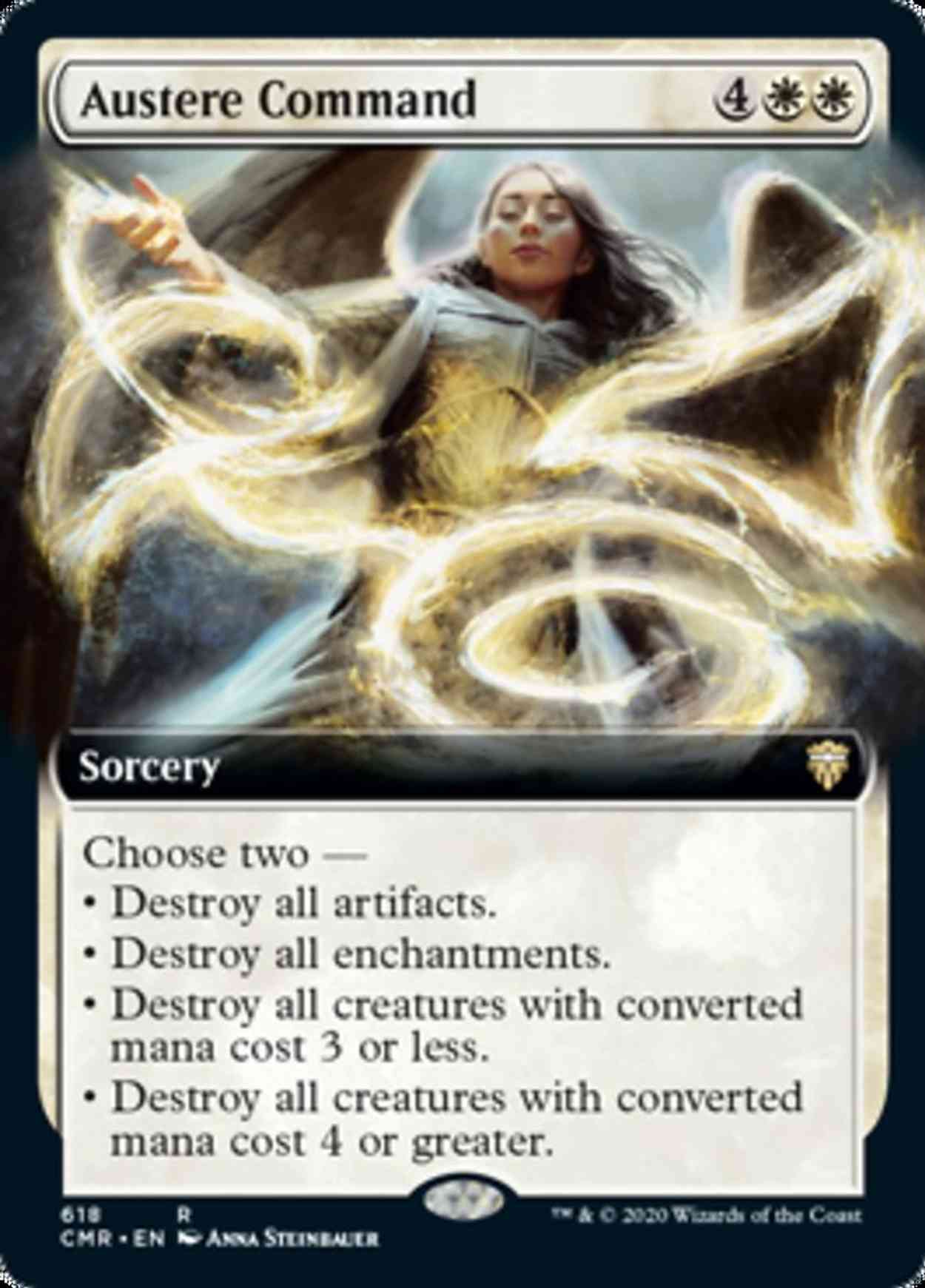 Austere Command (Extended Art) magic card front