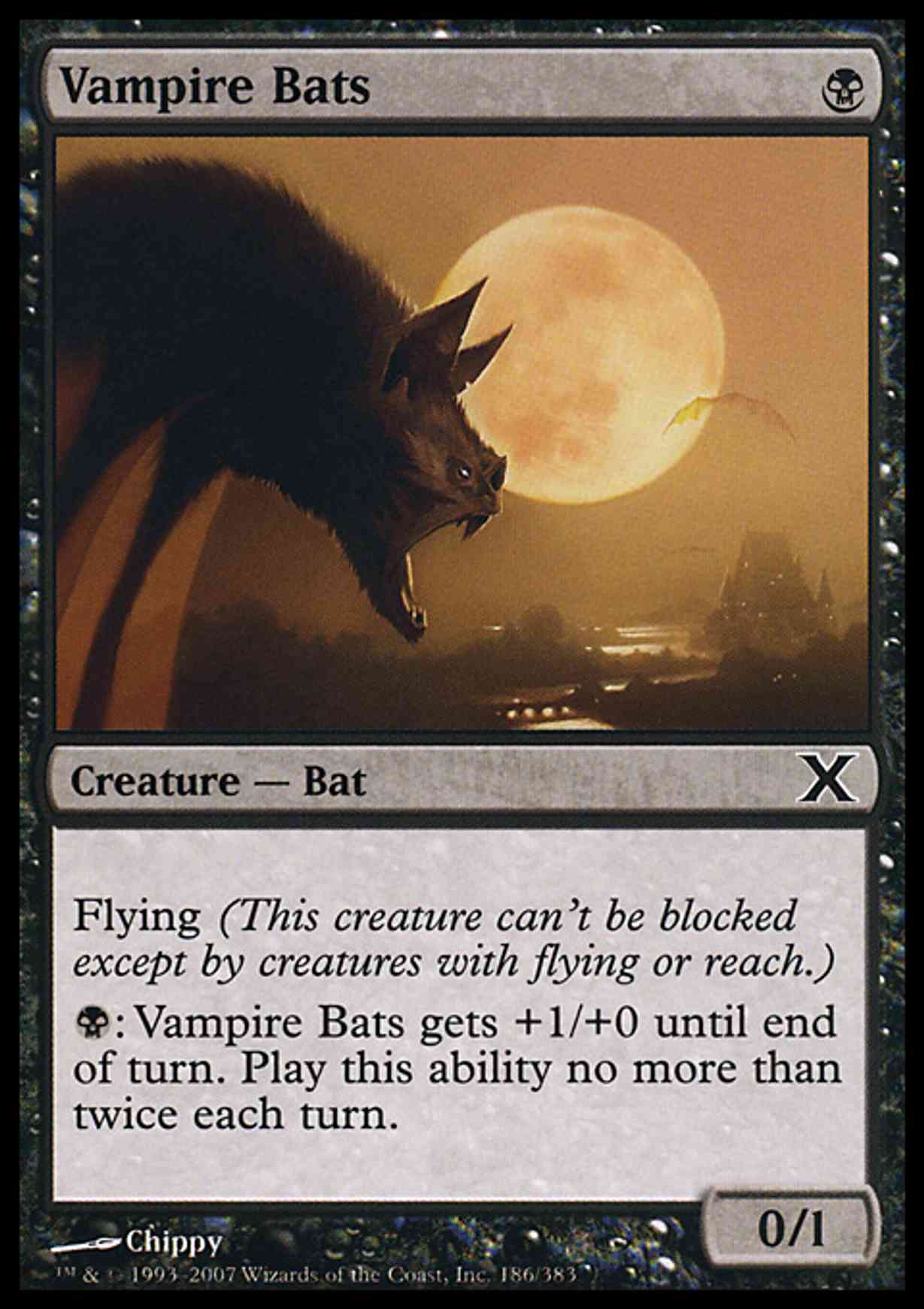 Vampire Bats magic card front