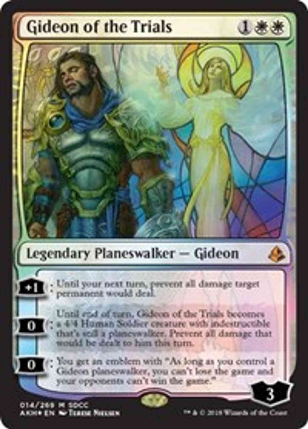 Gideon of the Trials (SDCC 2018 Exclusive) magic card front