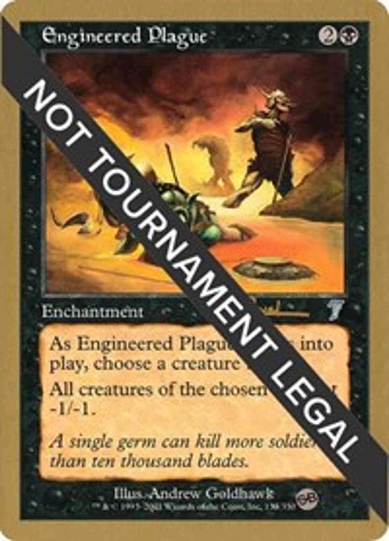 Engineered Plague - 2001 Antoine Ruel (7ED) (SB) magic card front