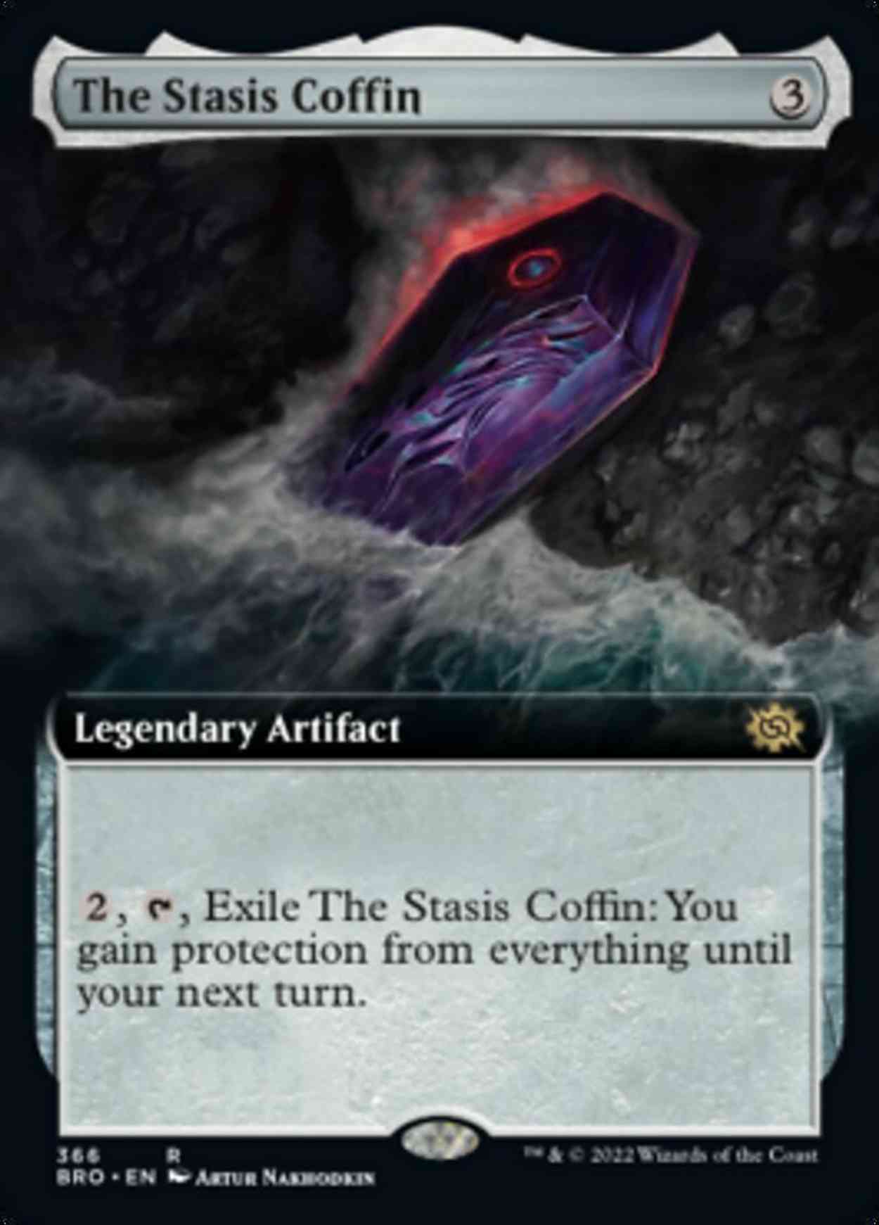 The Stasis Coffin (Extended Art) magic card front