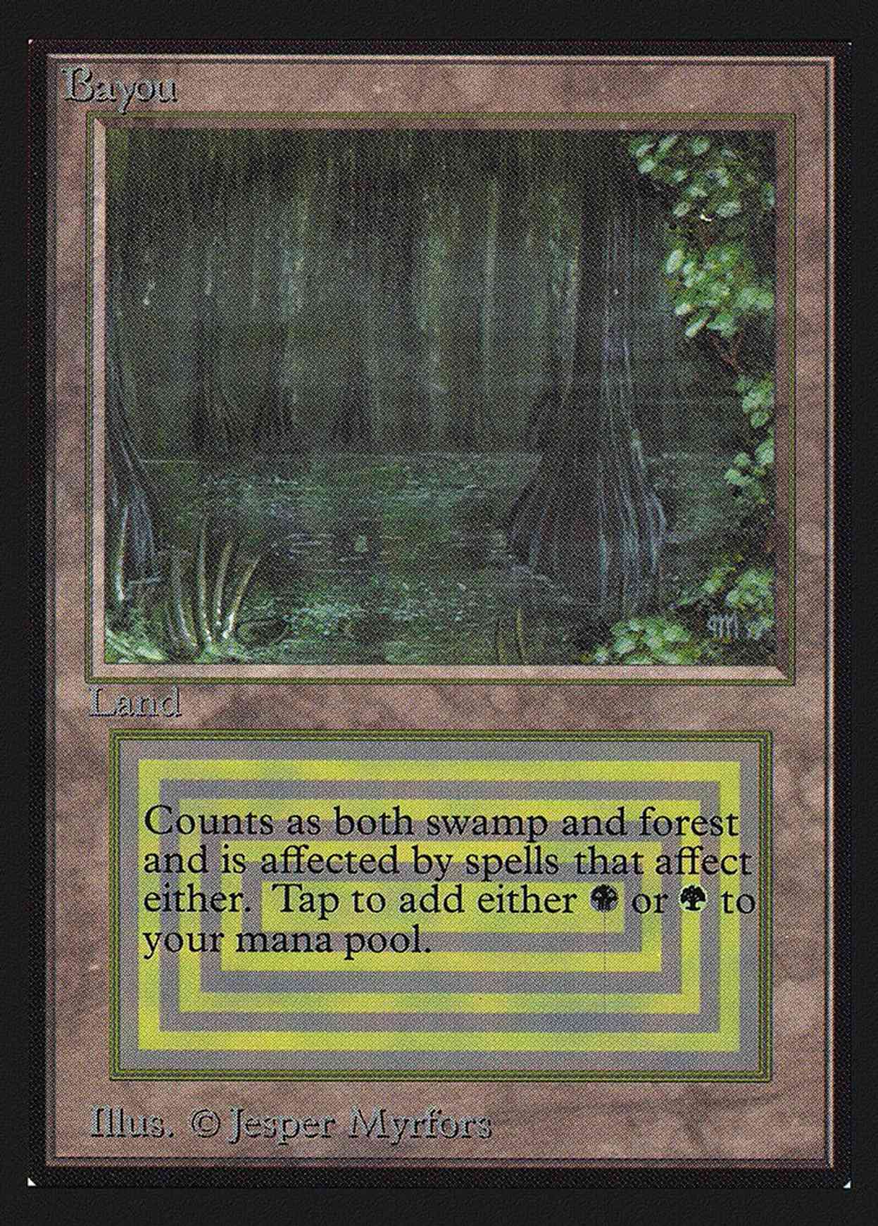Bayou (CE) magic card front