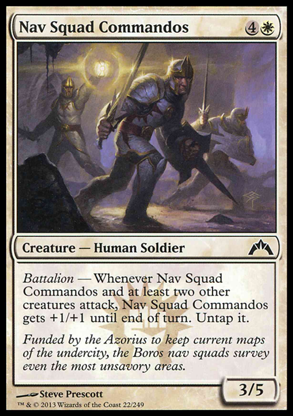 Nav Squad Commandos magic card front