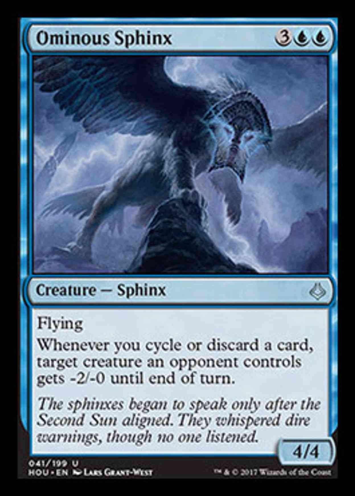 Ominous Sphinx magic card front