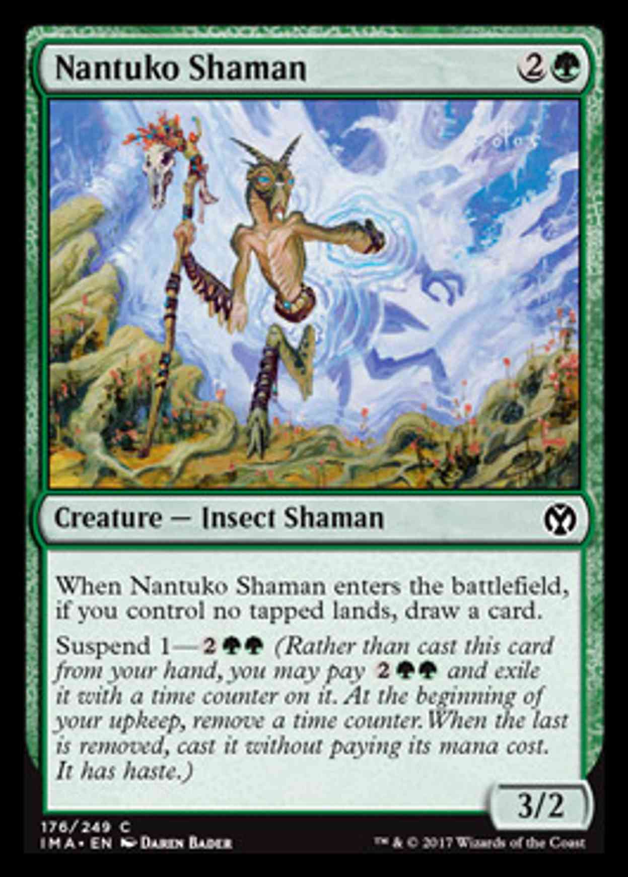 Nantuko Shaman magic card front