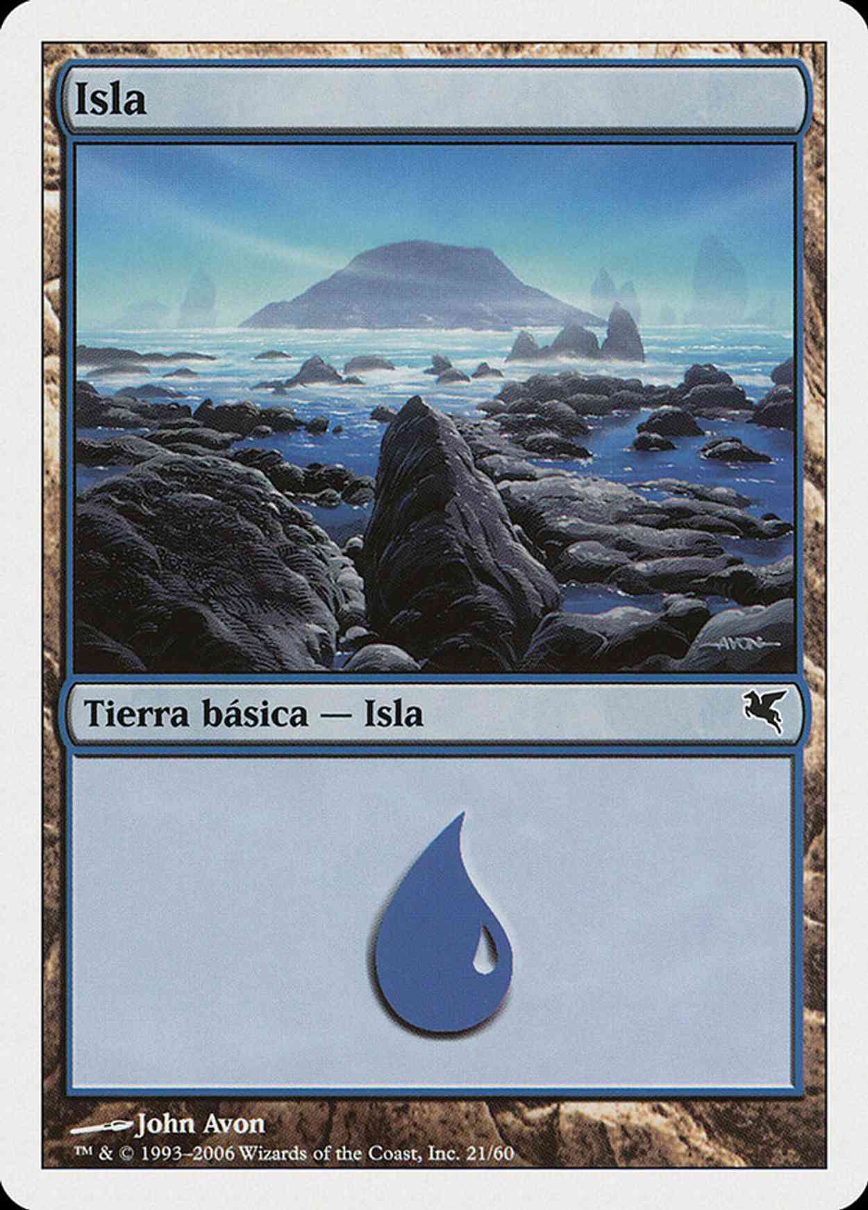 Island (Retro Frame) magic card front