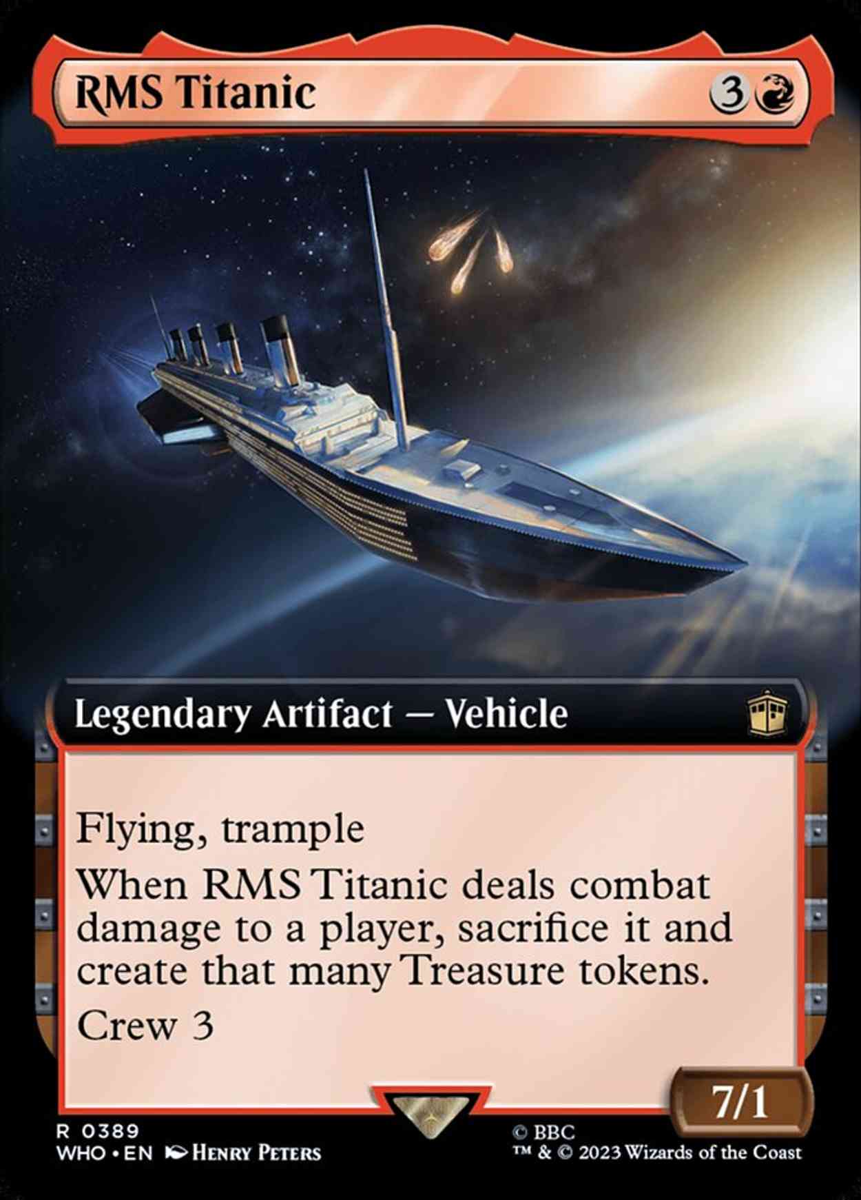 RMS Titanic (Extended Art) magic card front