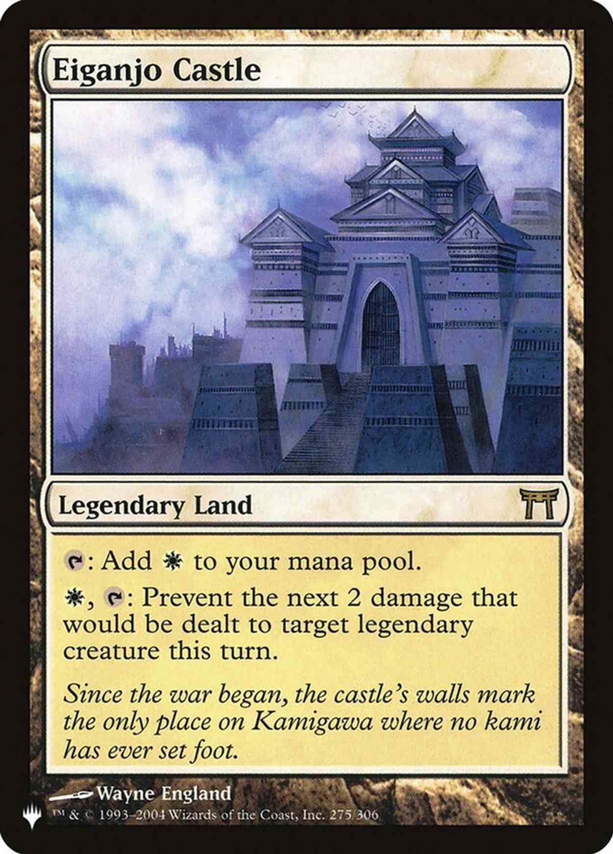 Eiganjo Castle magic card front