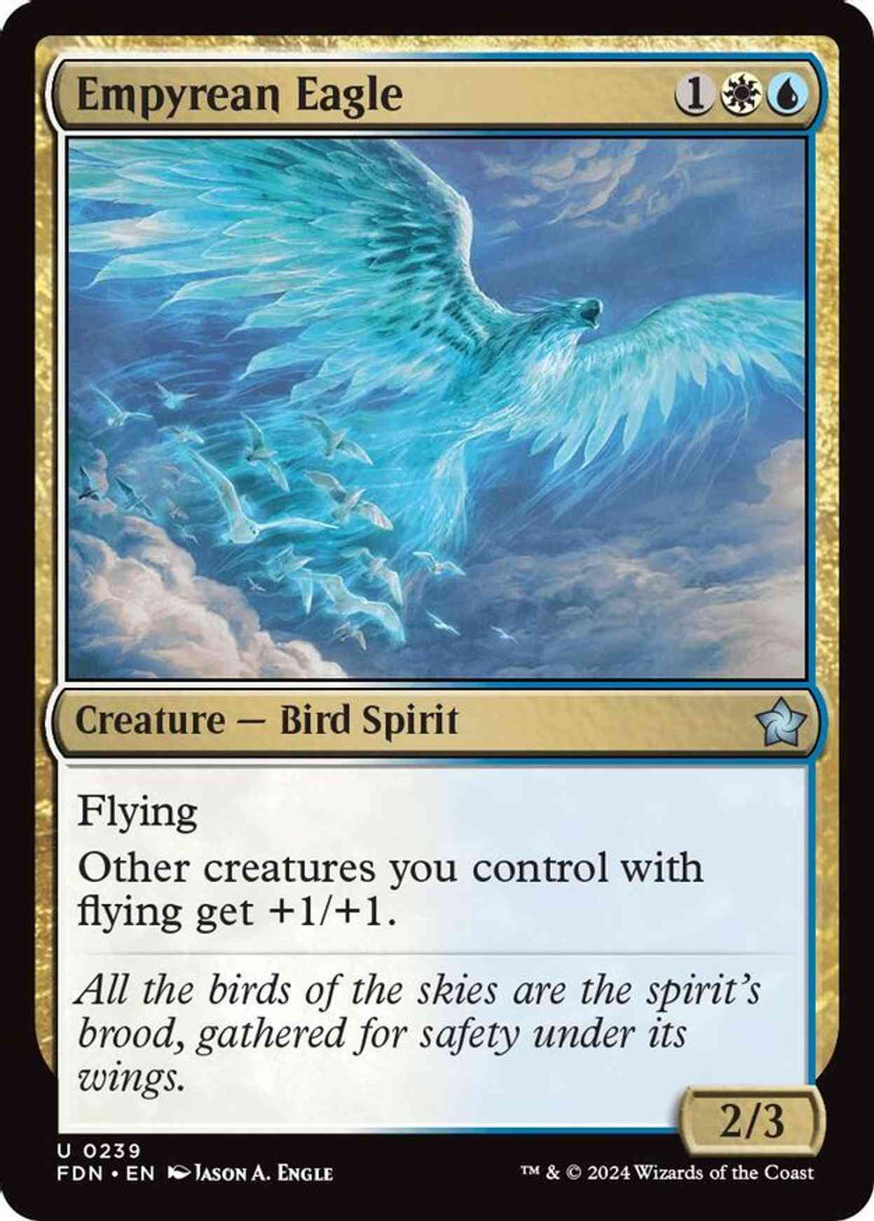 Empyrean Eagle magic card front