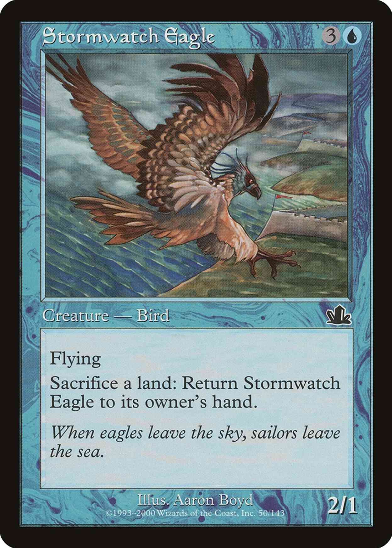 Stormwatch Eagle magic card front