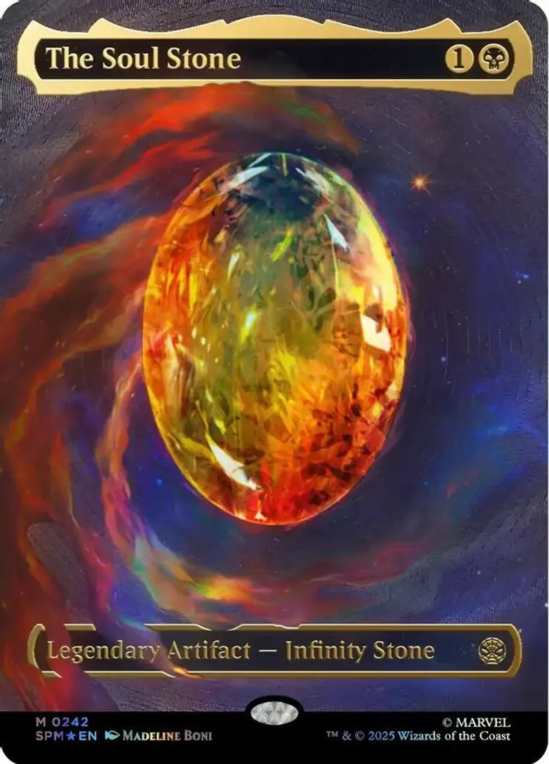 MTG スパイダーマン ソウルストーン 英語 foil プレリリース Foil ソウル・ストーン The Soul Stone MTG 日本語