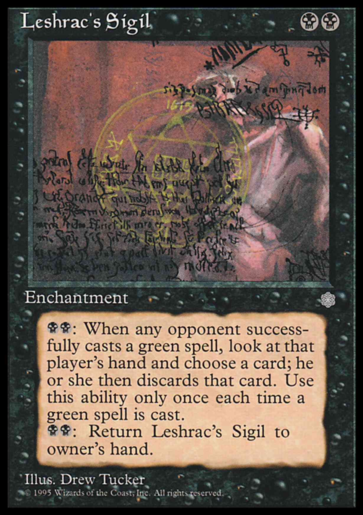Leshrac's Sigil magic card front