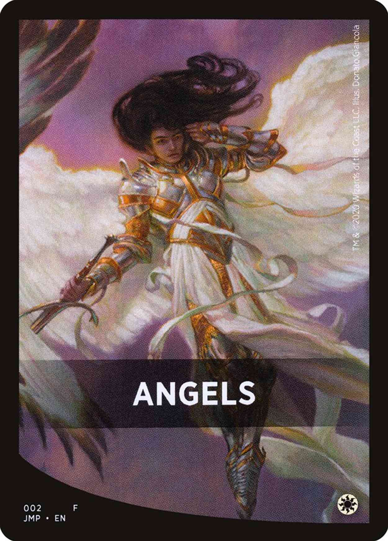 Angels Theme Card magic card front