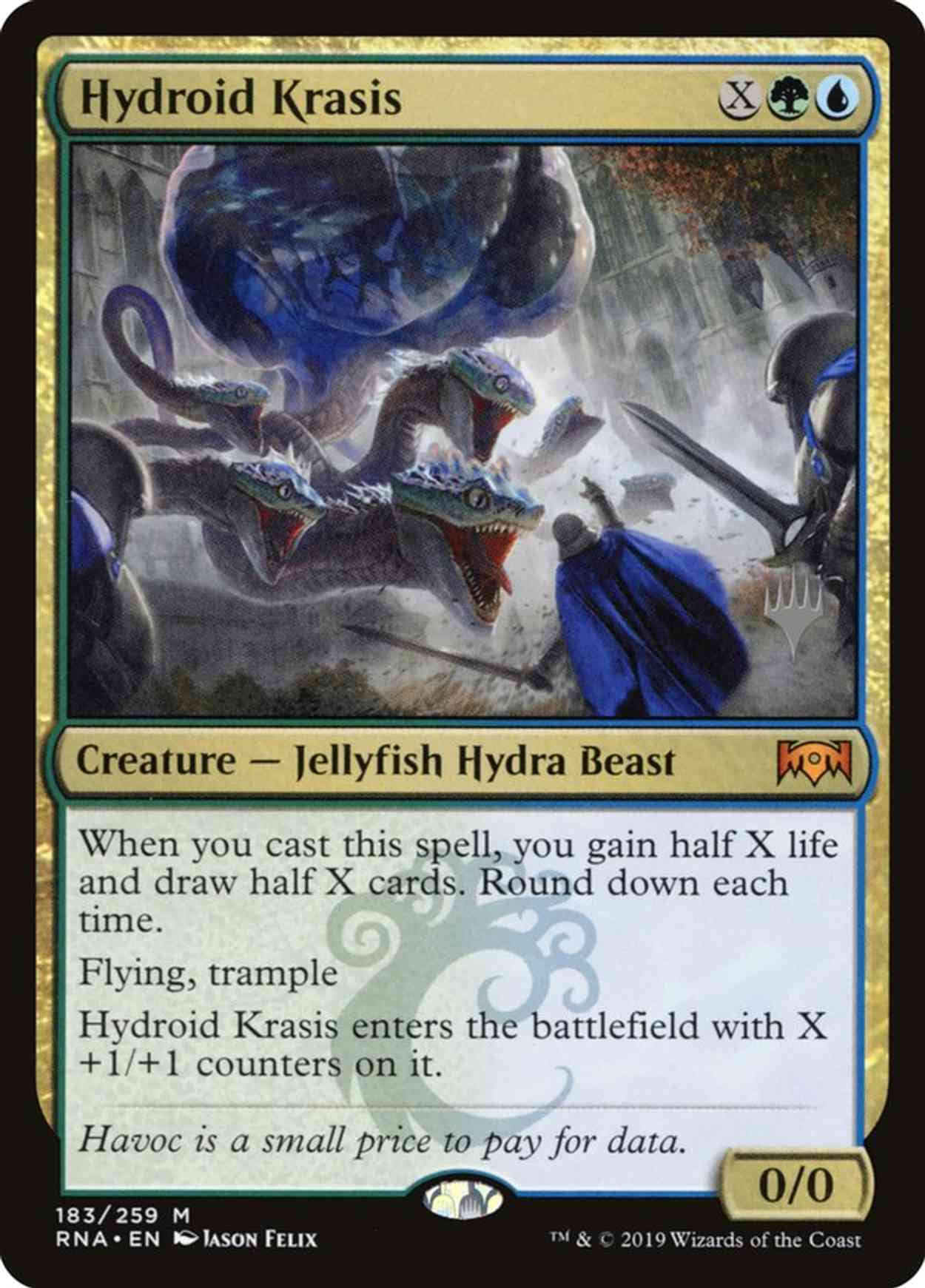 Hydroid Krasis magic card front