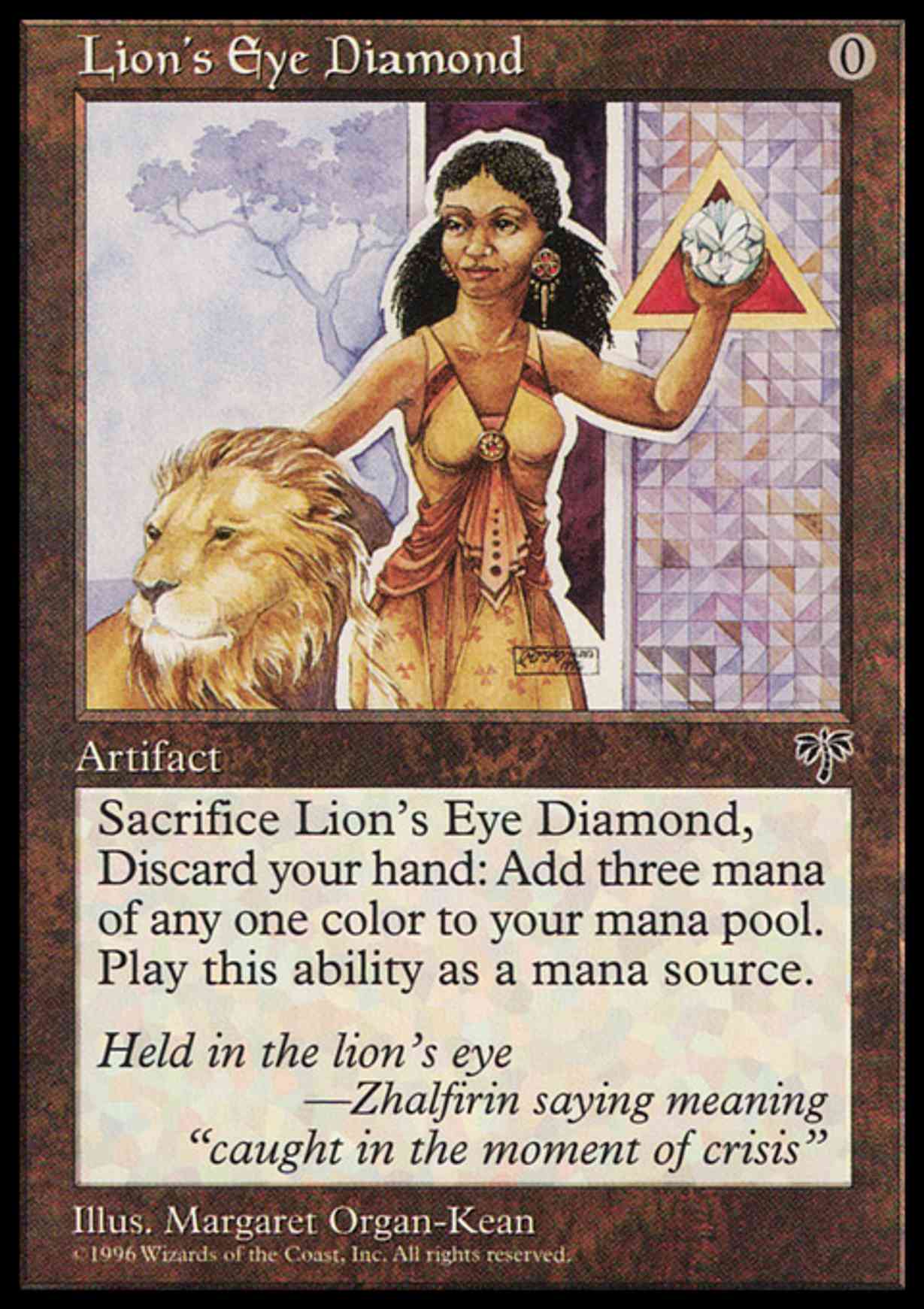 Lion's Eye Diamond magic card front