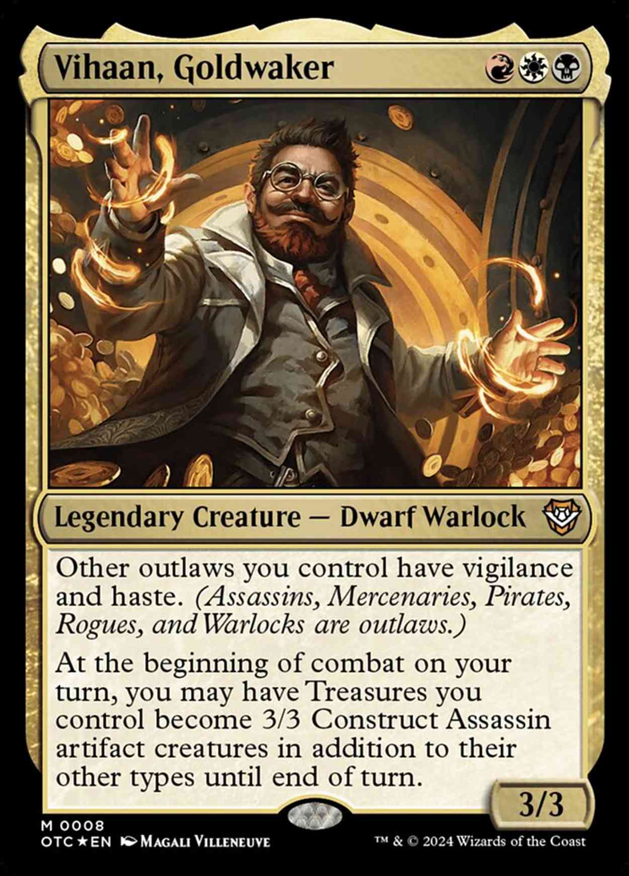 Vihaan, Goldwaker magic card front