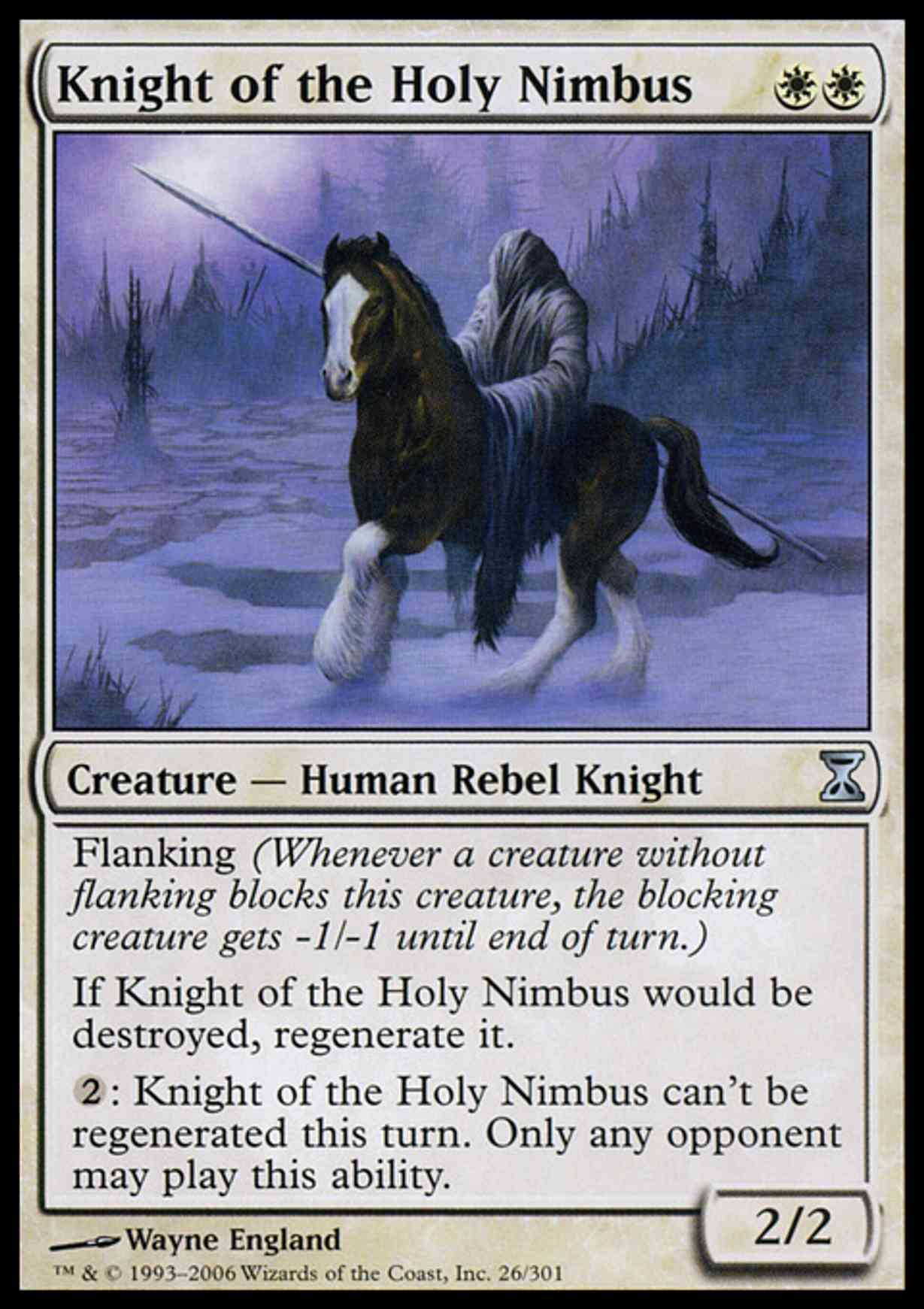 Knight of the Holy Nimbus magic card front
