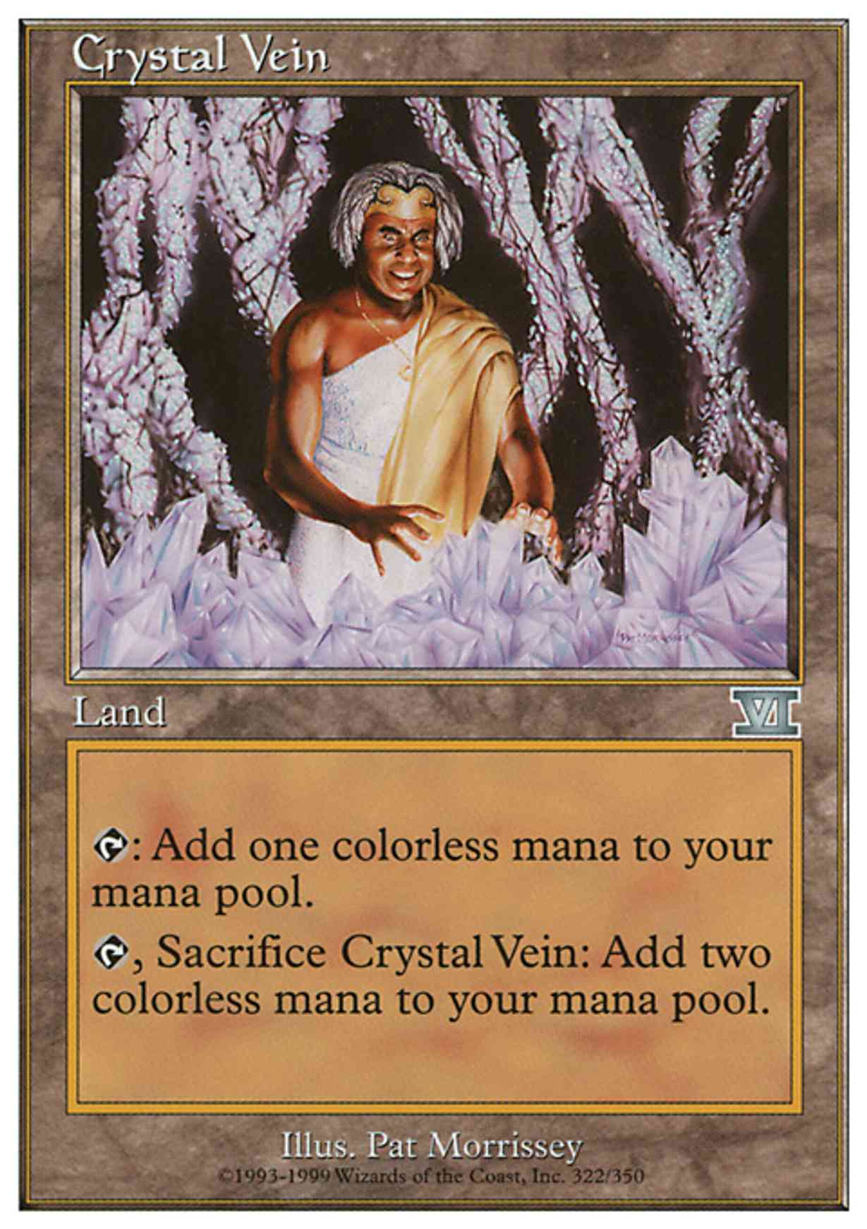 Crystal Vein magic card front