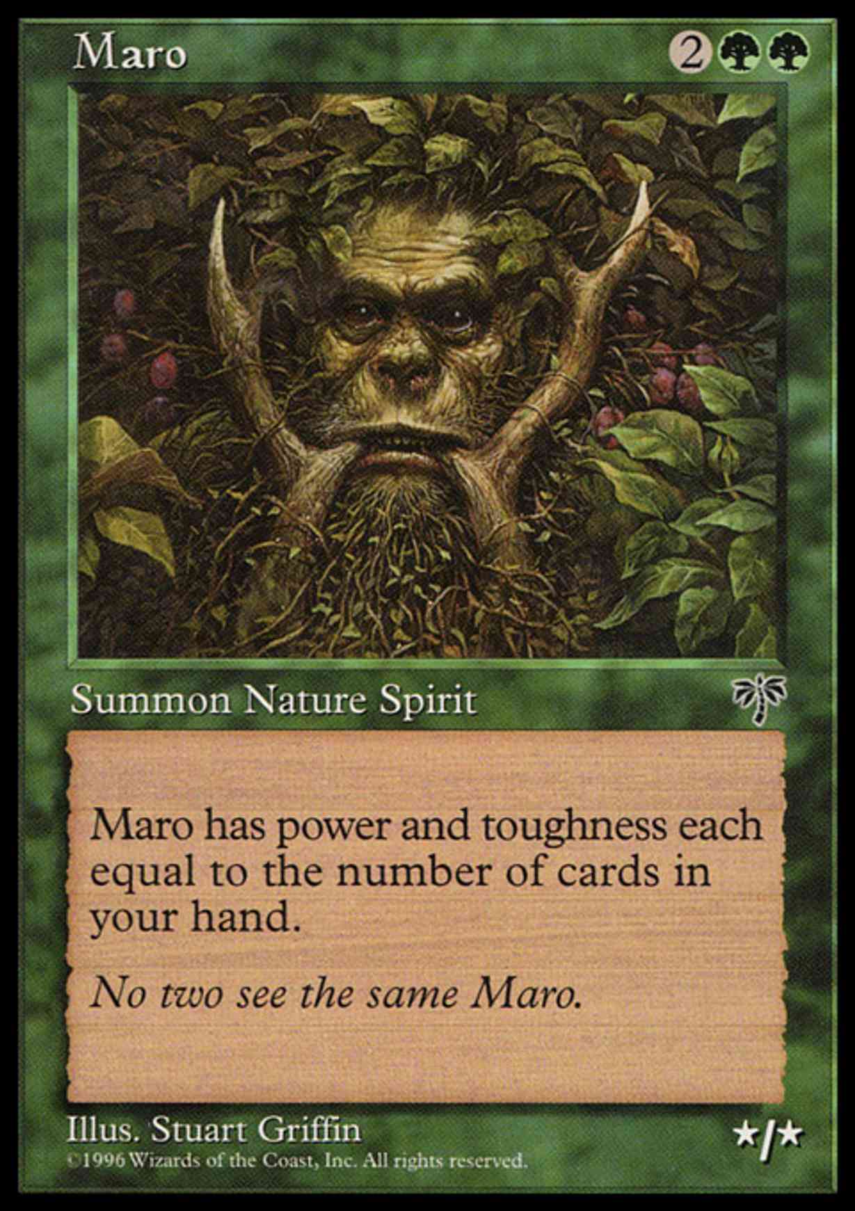 Maro magic card front