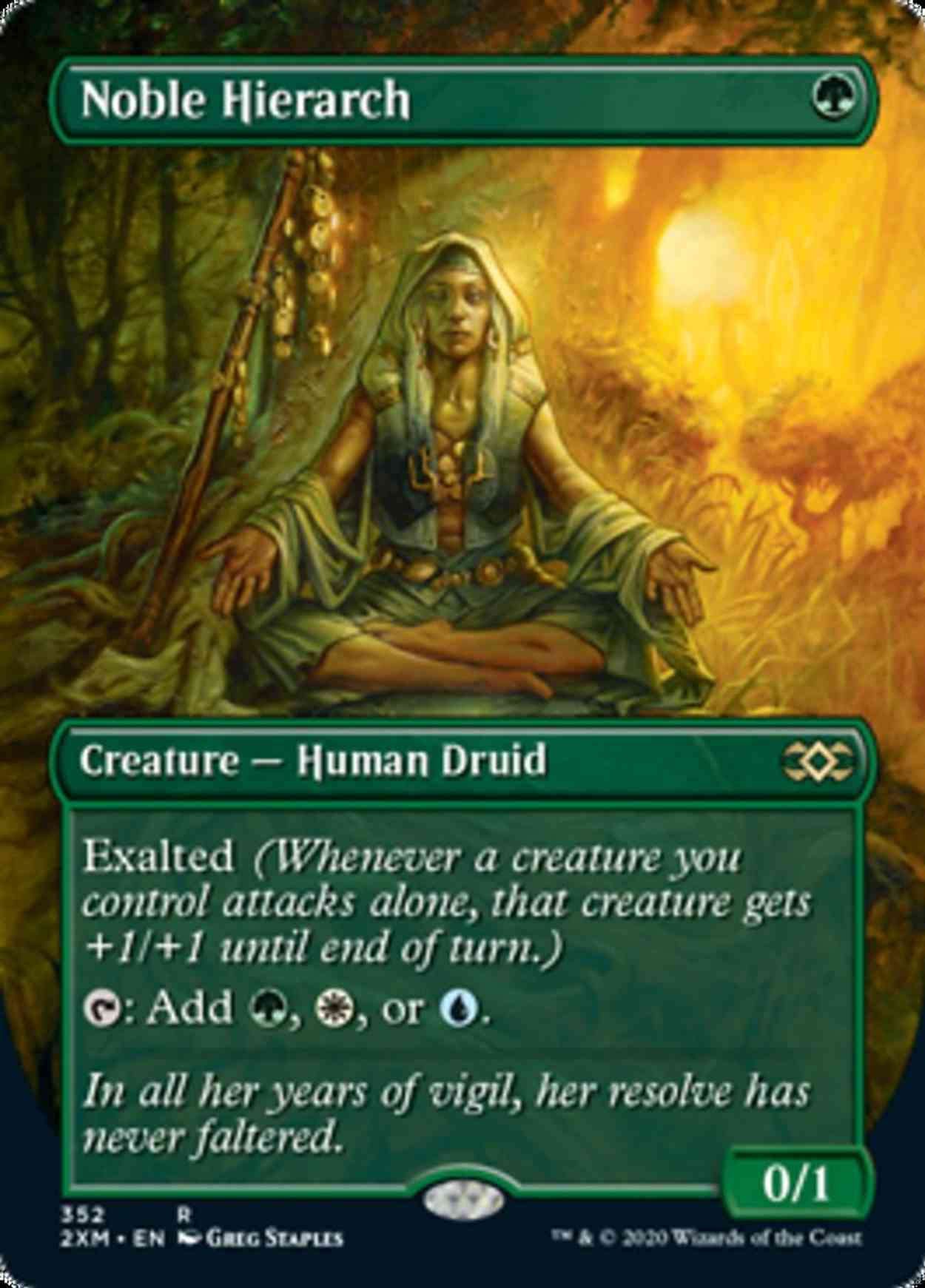 Noble Hierarch (Borderless) magic card front