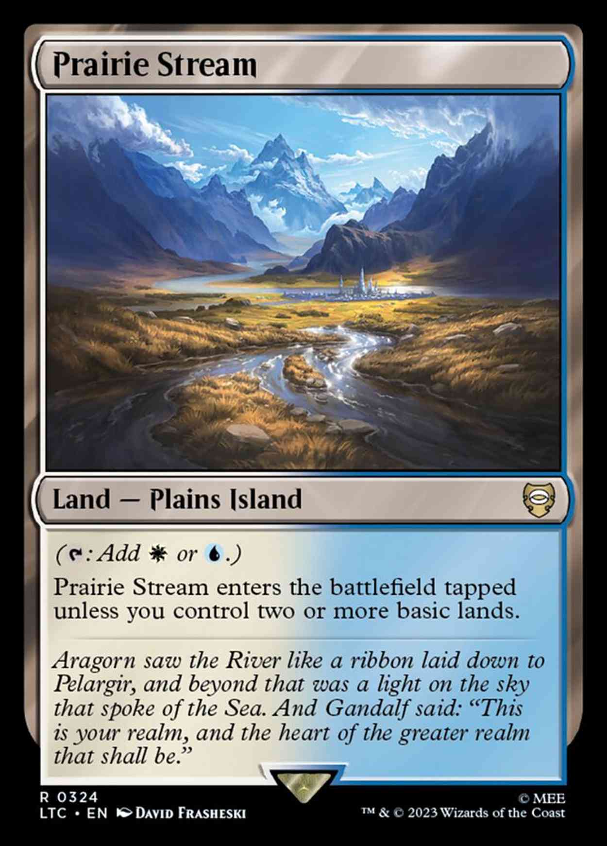 Prairie Stream magic card front