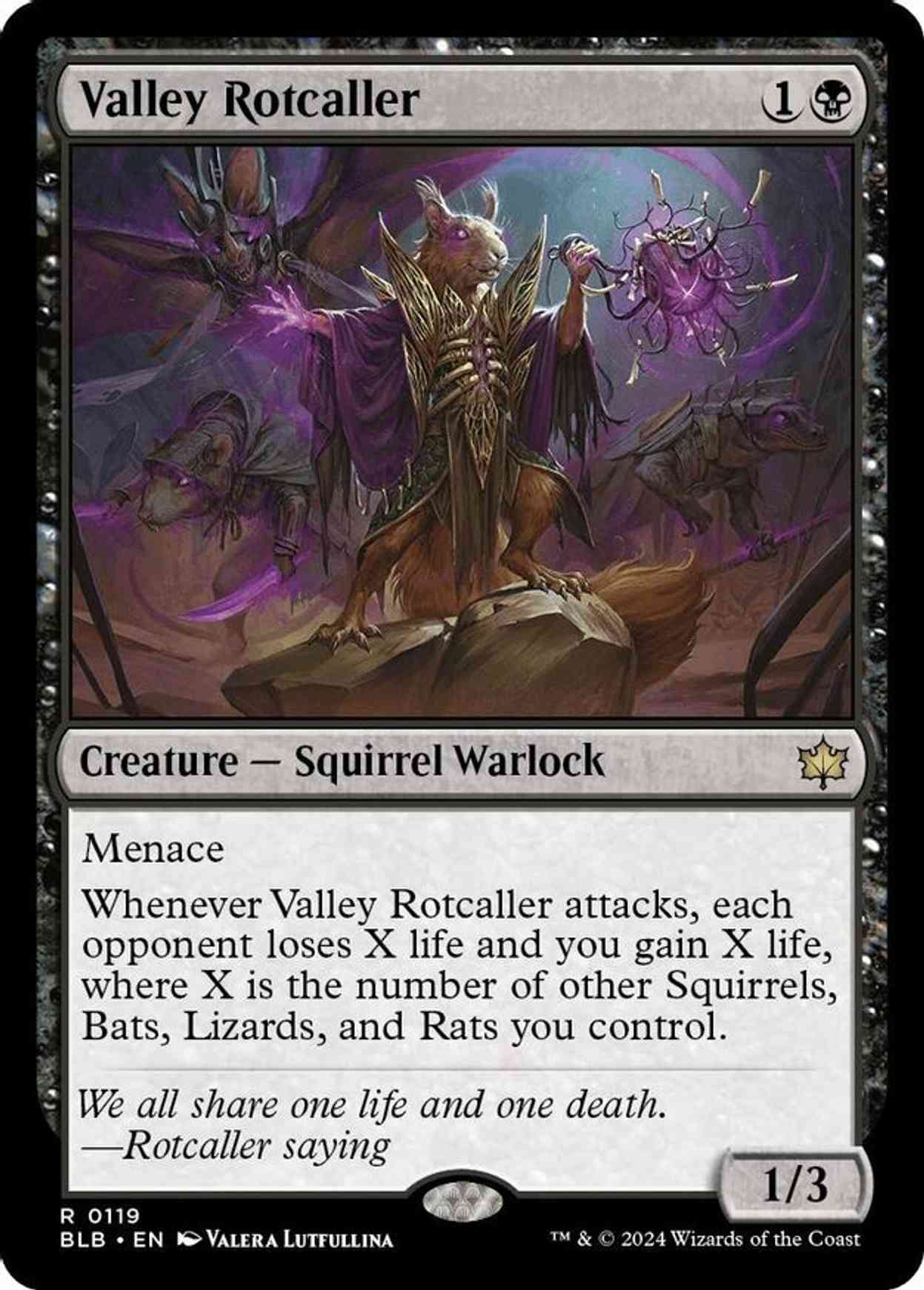 Valley Rotcaller magic card front