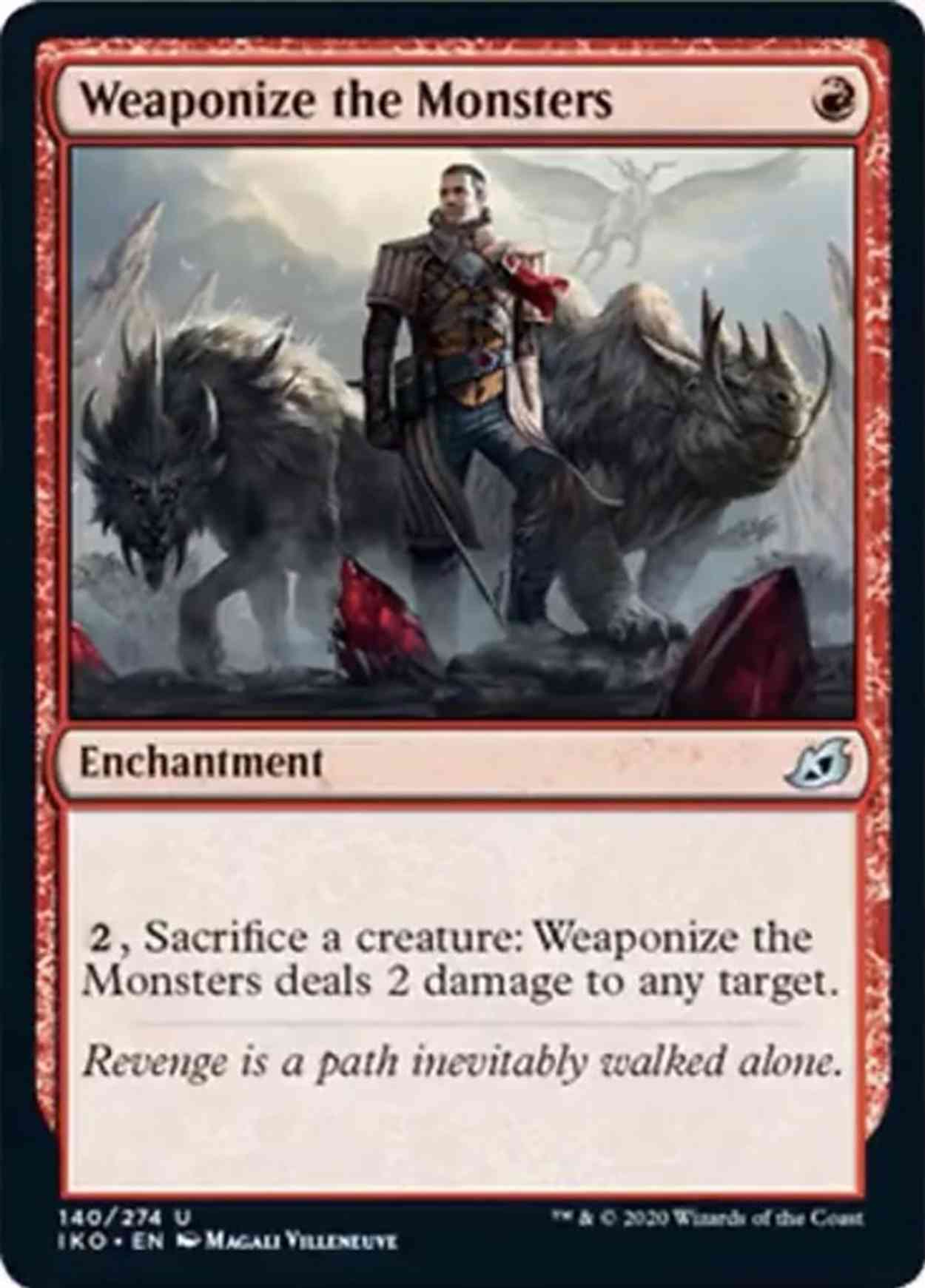Weaponize the Monsters magic card front