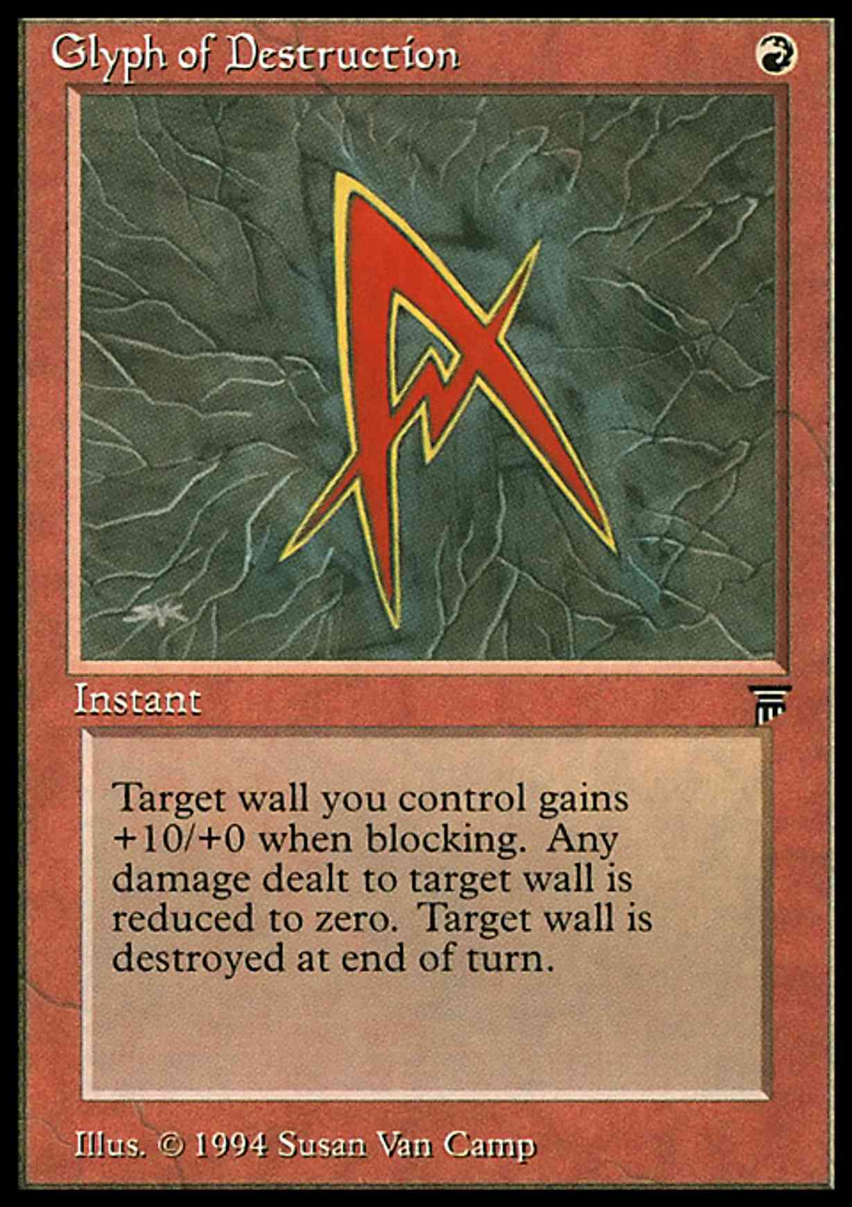 Glyph of Destruction magic card front