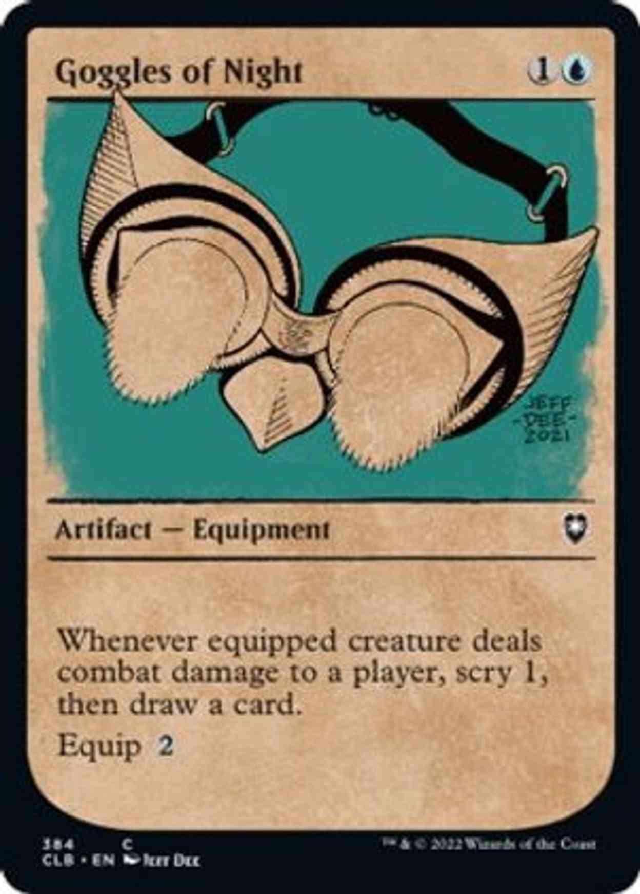 Goggles of Night (Showcase) magic card front