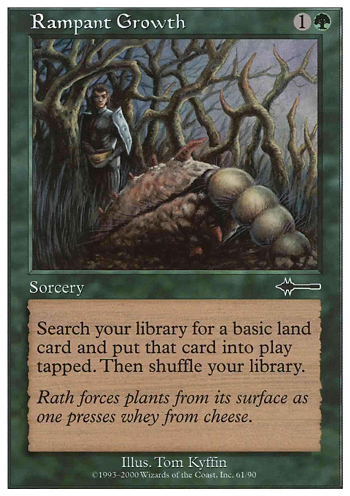 Rampant Growth magic card front