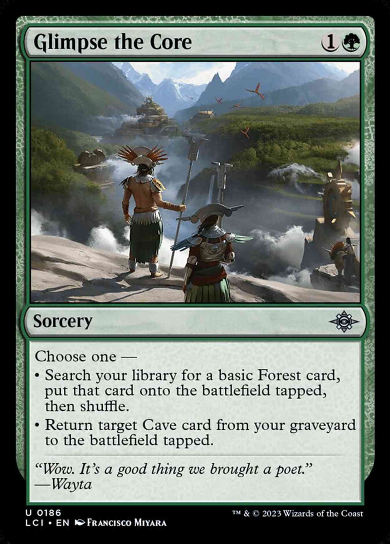 Glimpse the Core magic card front