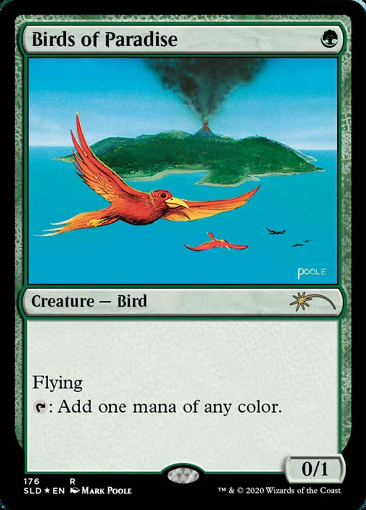 Birds of Paradise (176) magic card front