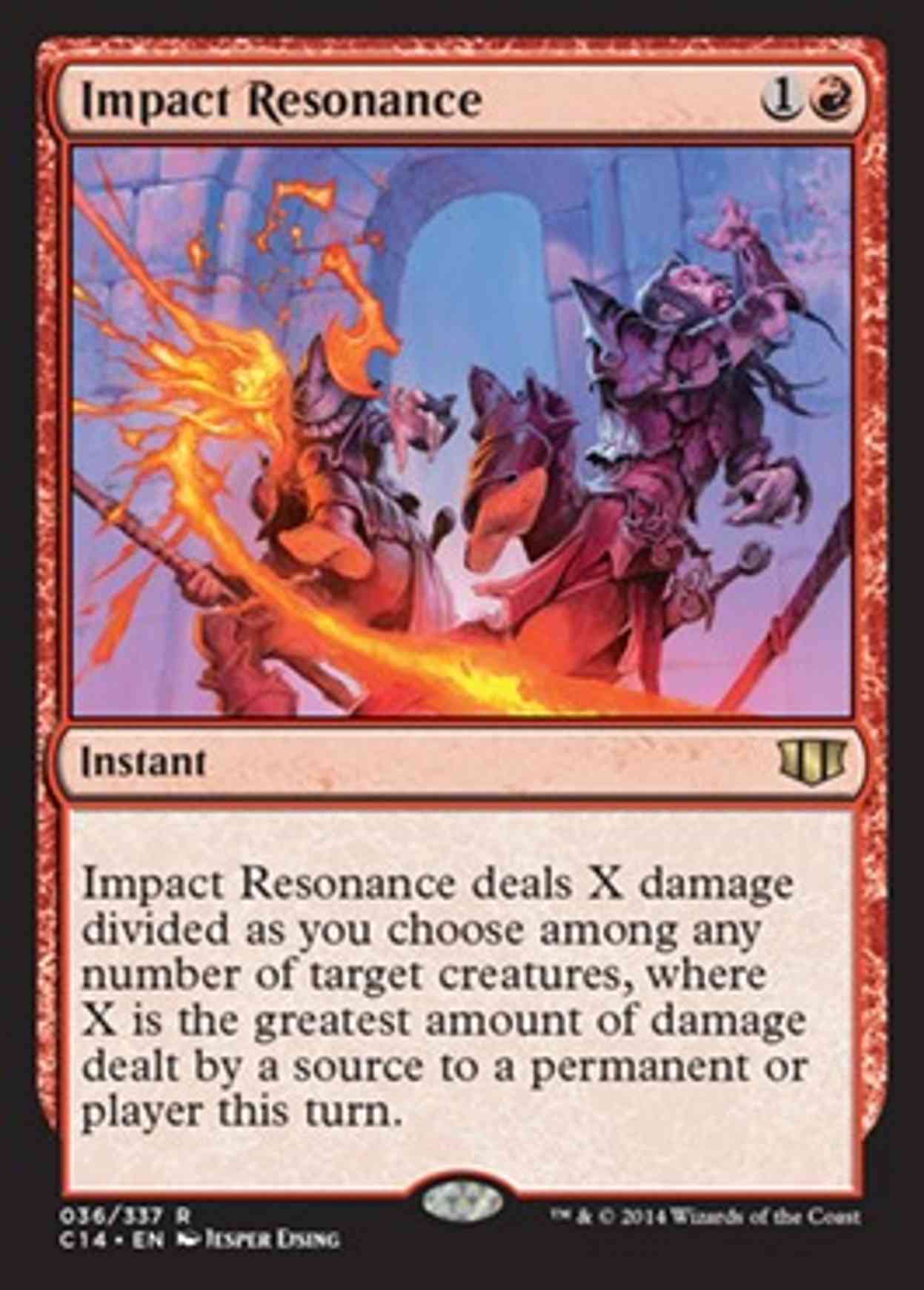 Impact Resonance magic card front