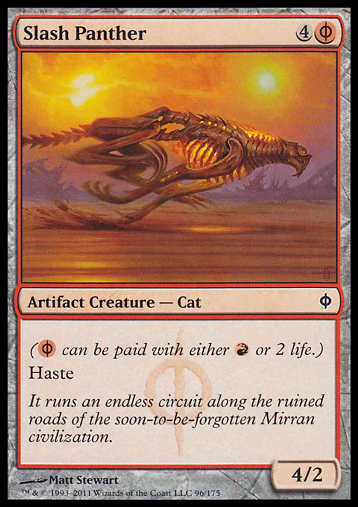 Slash Panther magic card front
