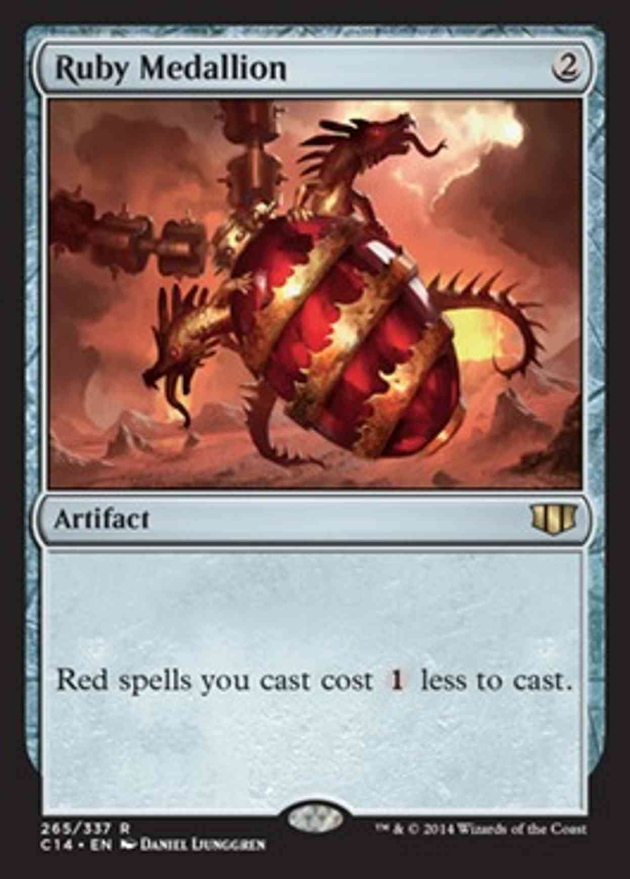 Ruby Medallion magic card front