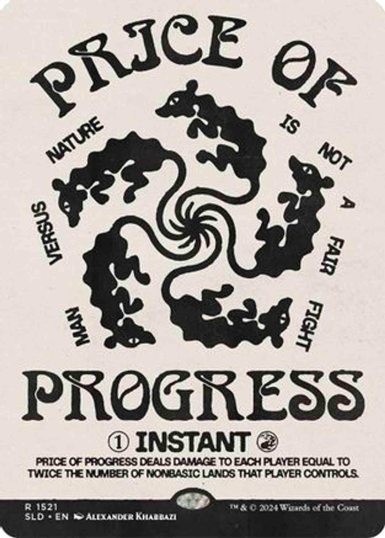 Price of Progress magic card front