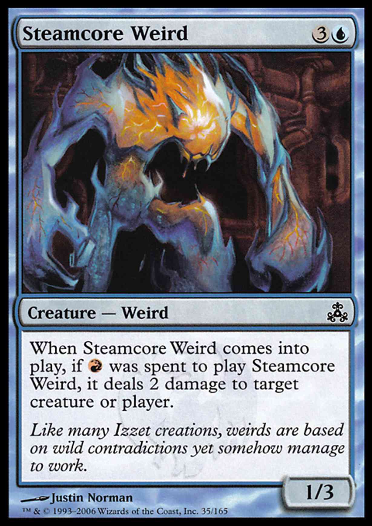 Steamcore Weird magic card front