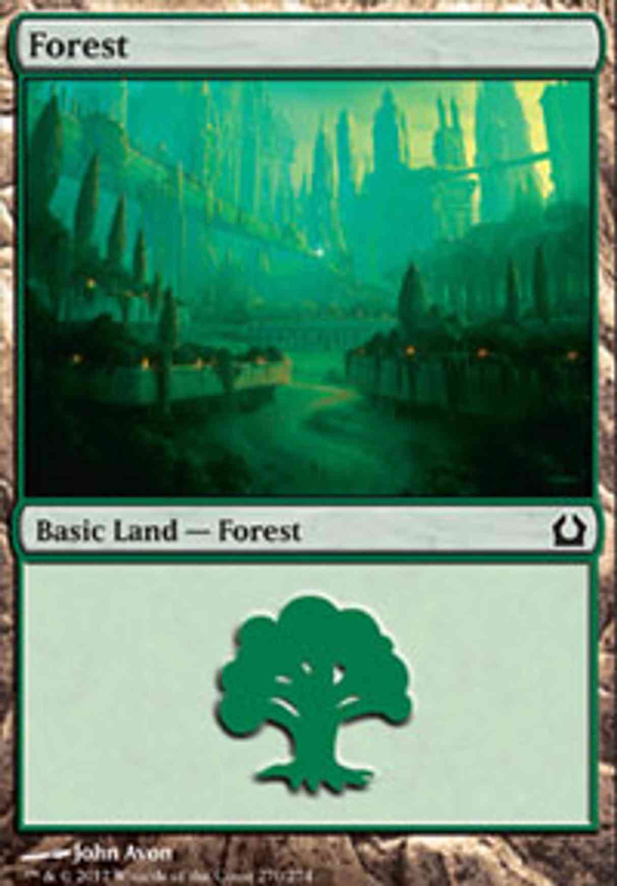 Forest (270) magic card front