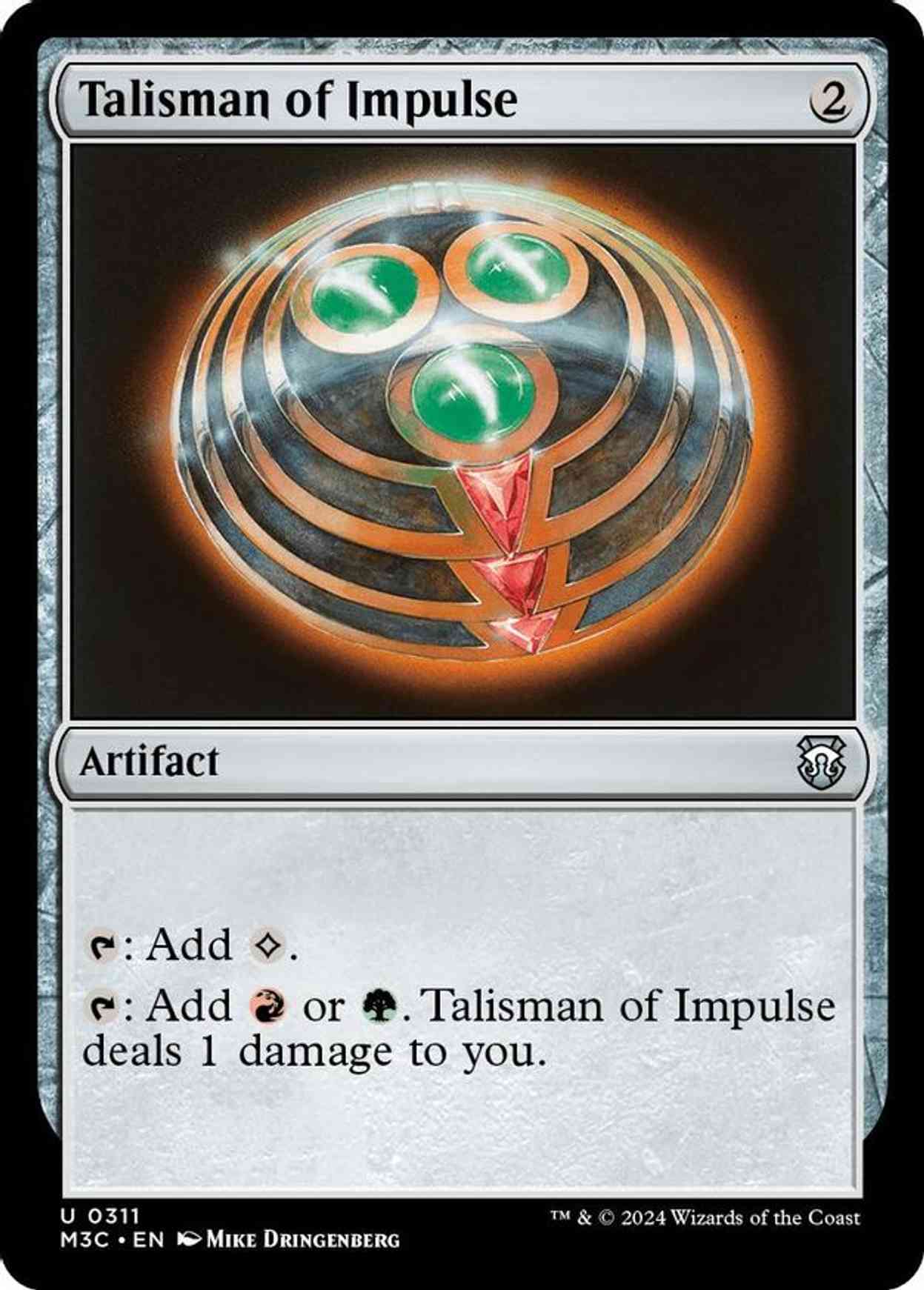 Talisman of Impulse (Ripple Foil) magic card front