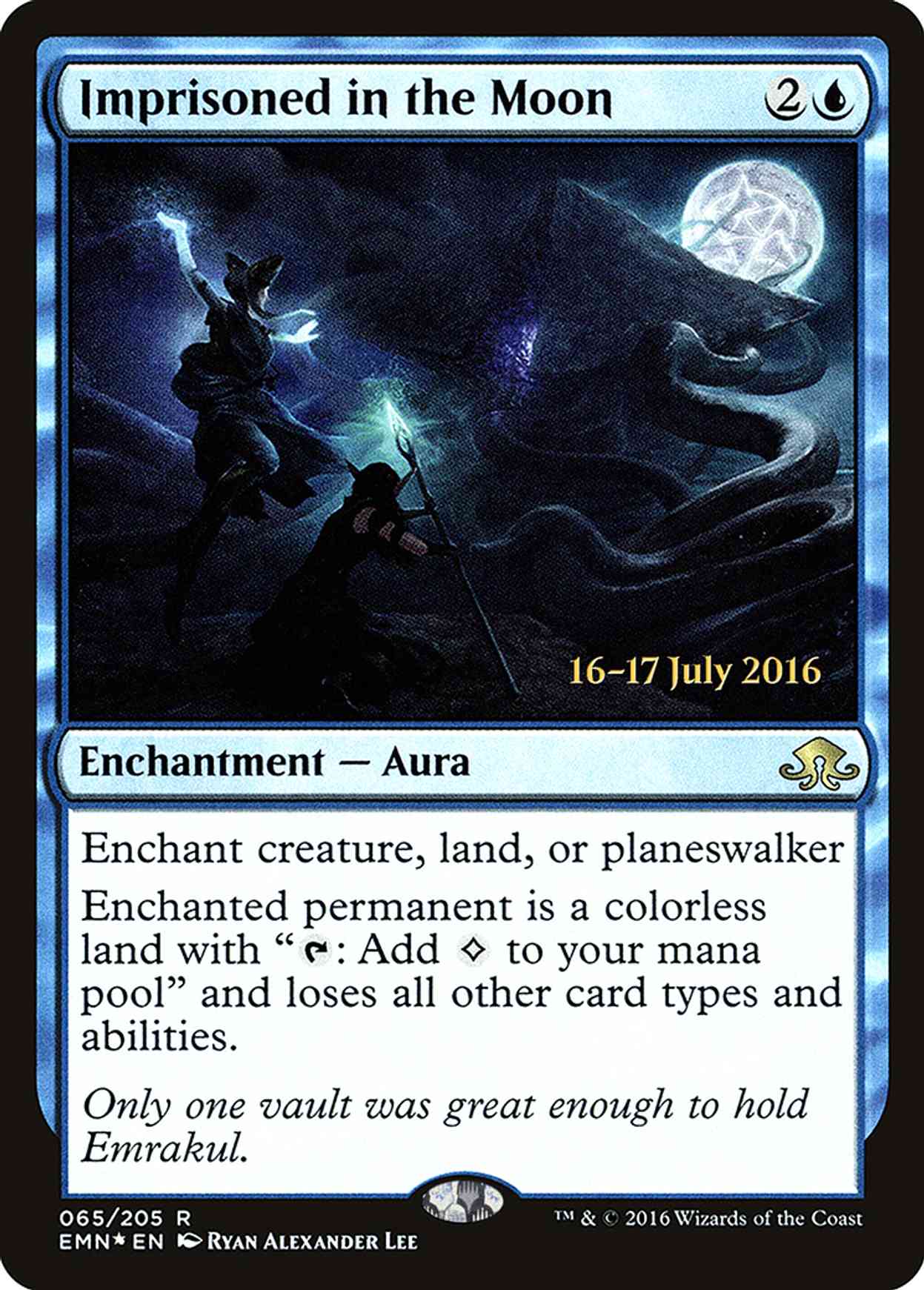 Imprisoned in the Moon magic card front