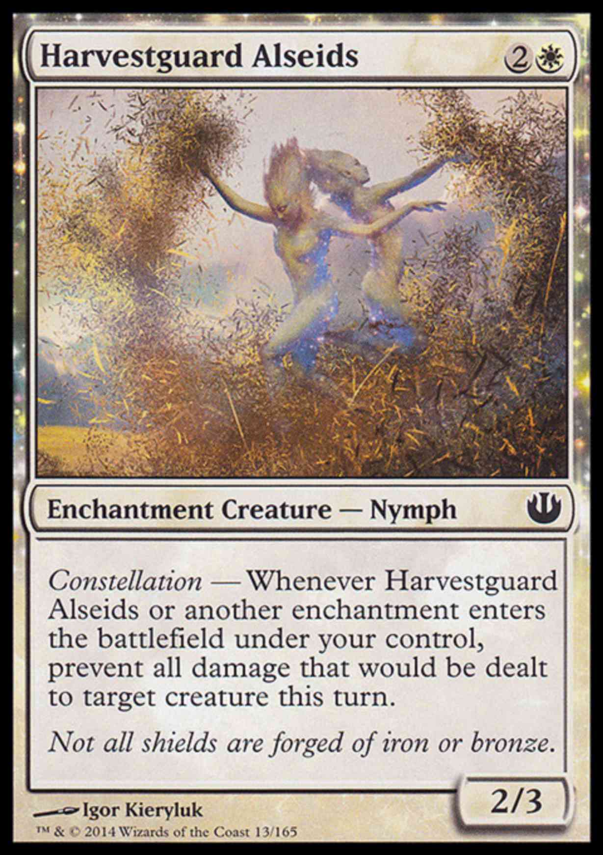 Harvestguard Alseids magic card front