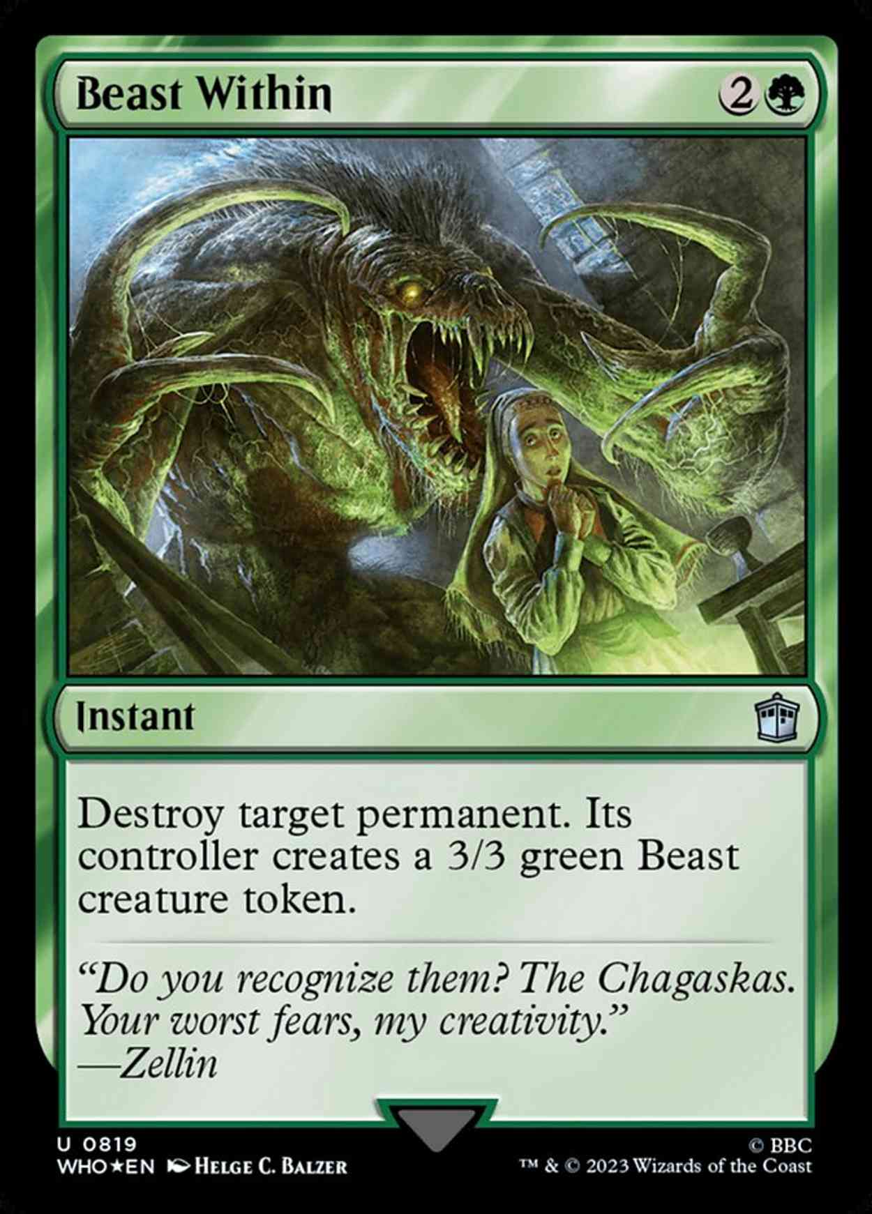 Beast Within (Surge Foil) magic card front