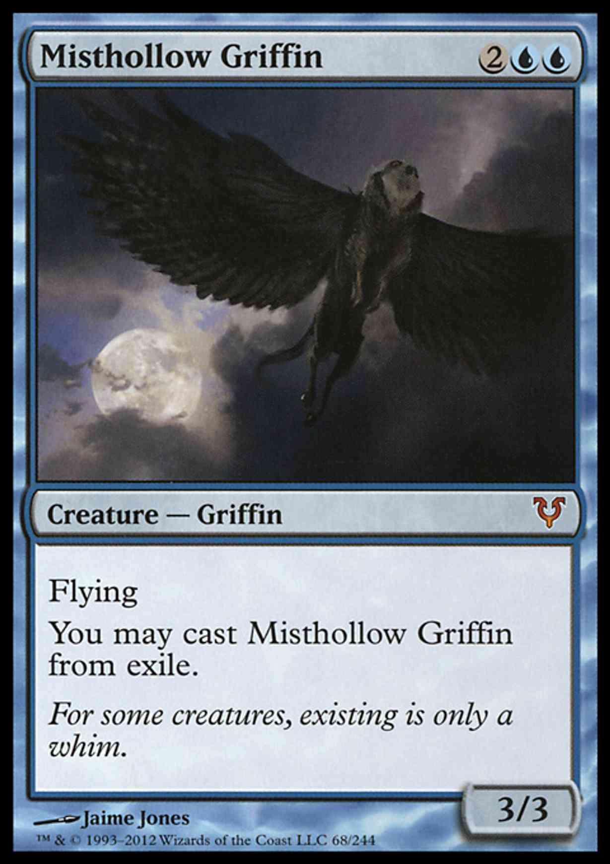 Misthollow Griffin magic card front