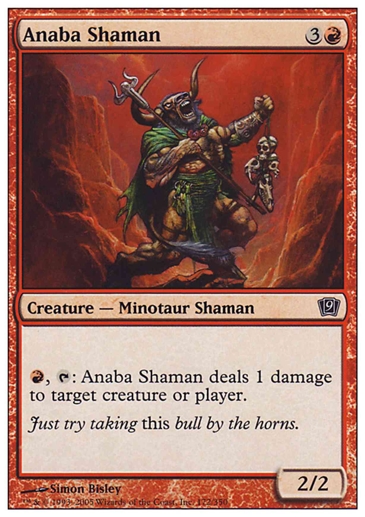 Anaba Shaman magic card front