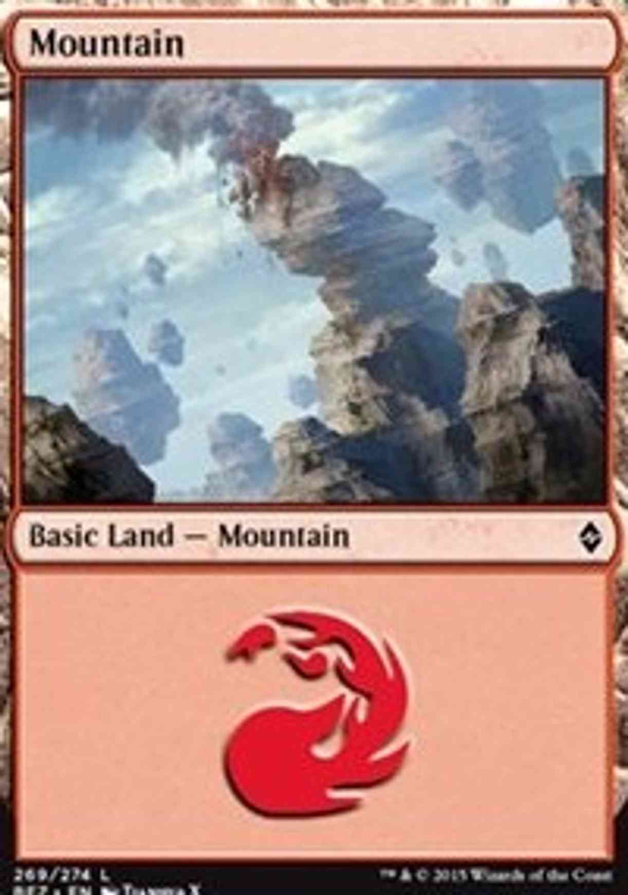 Mountain (269) magic card front