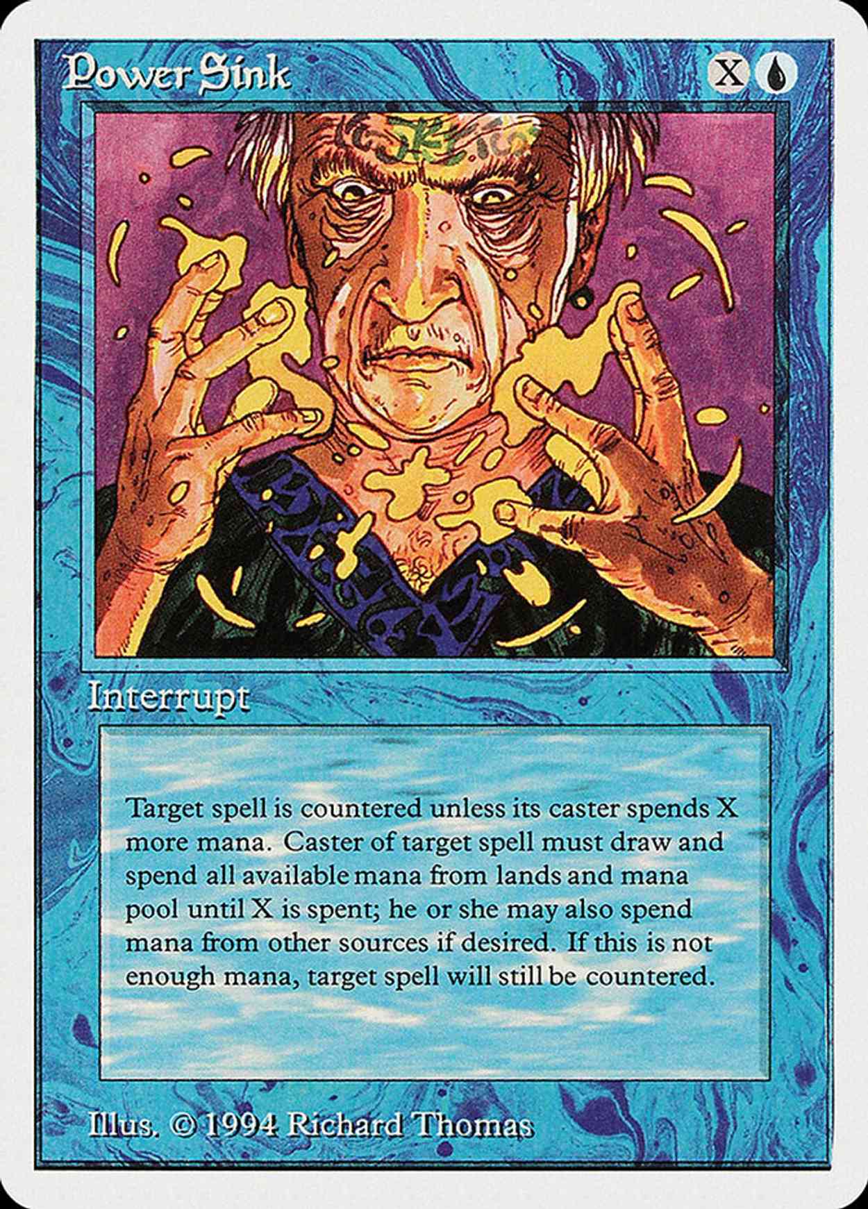 Power Sink magic card front