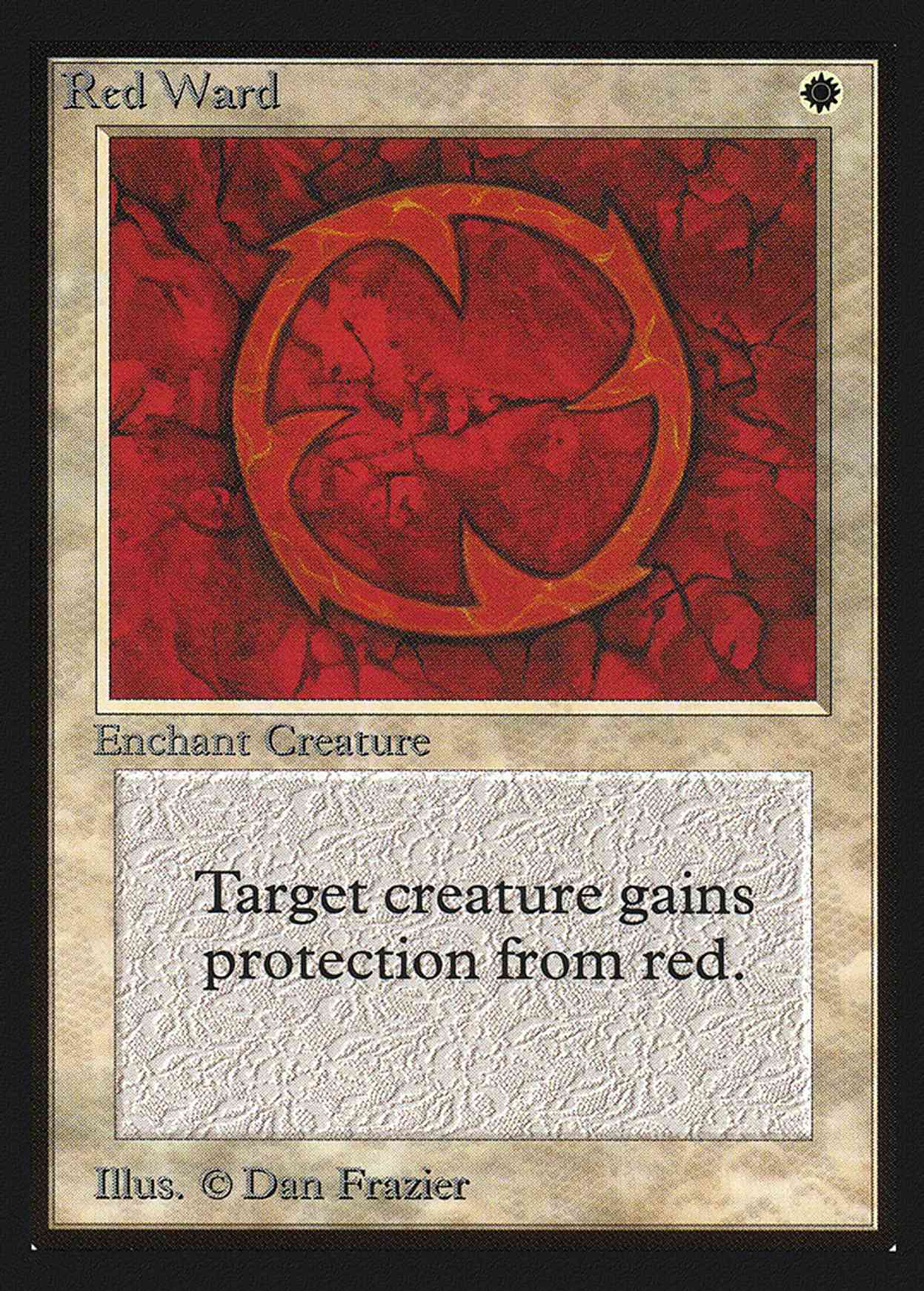 Red Ward (CE) magic card front