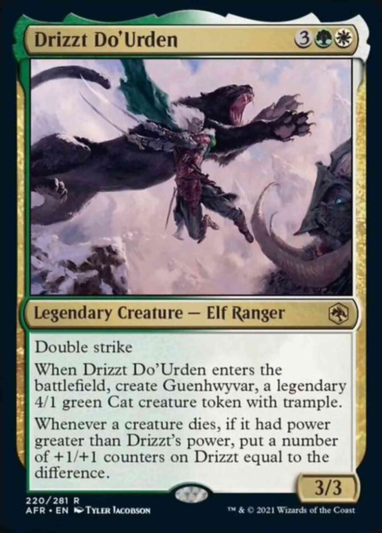 Drizzt Do'Urden magic card front